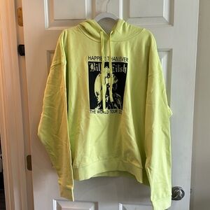 Billie Eilish 2022 Hooded Sweatshirt in Yellow